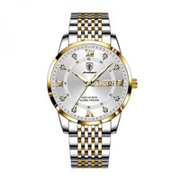 Gold and White